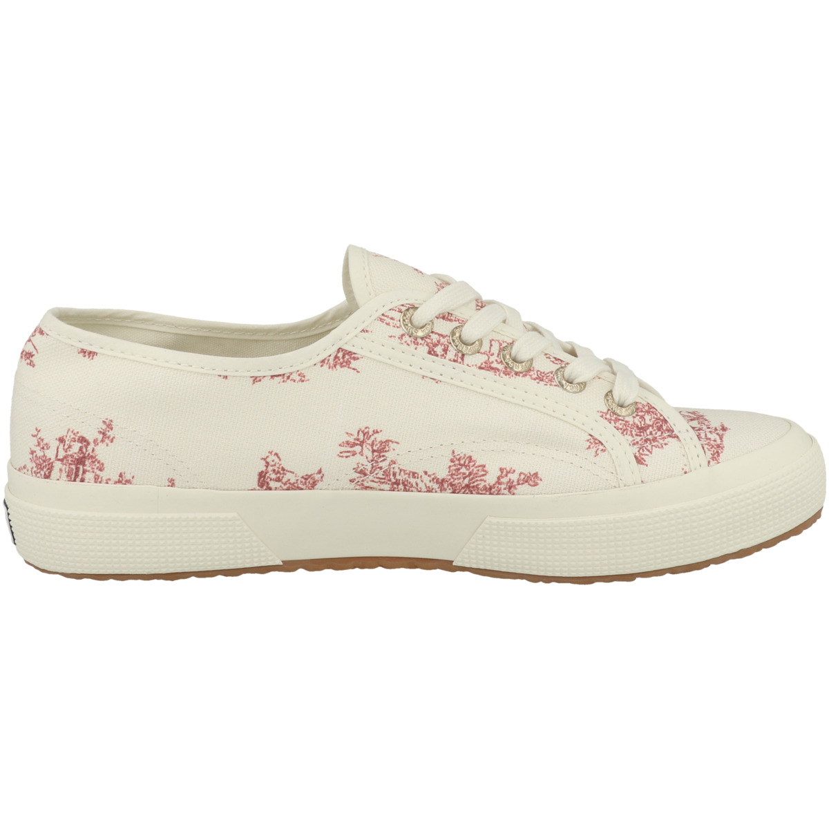 Superga 2750 Toile De Jouy Sneaker low rot/weiss