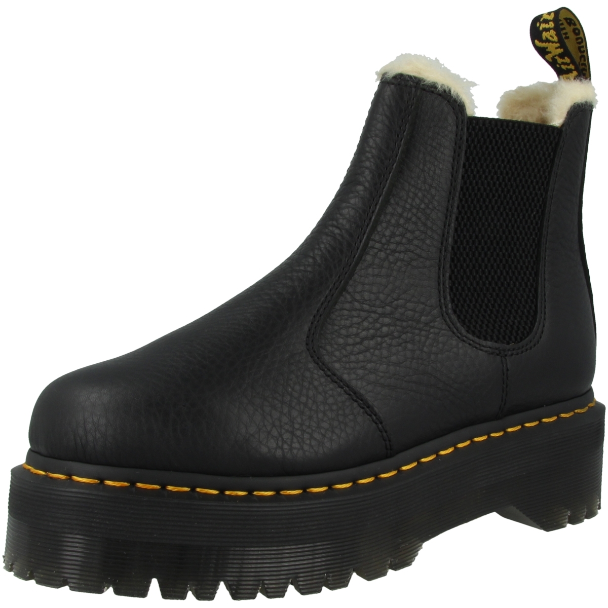 Dr. Martens 2976 Quad Fur Lined Plateau Boots schwarz Dr. Martens 2976 Quad Fur Lined Plateau Boots schwarz