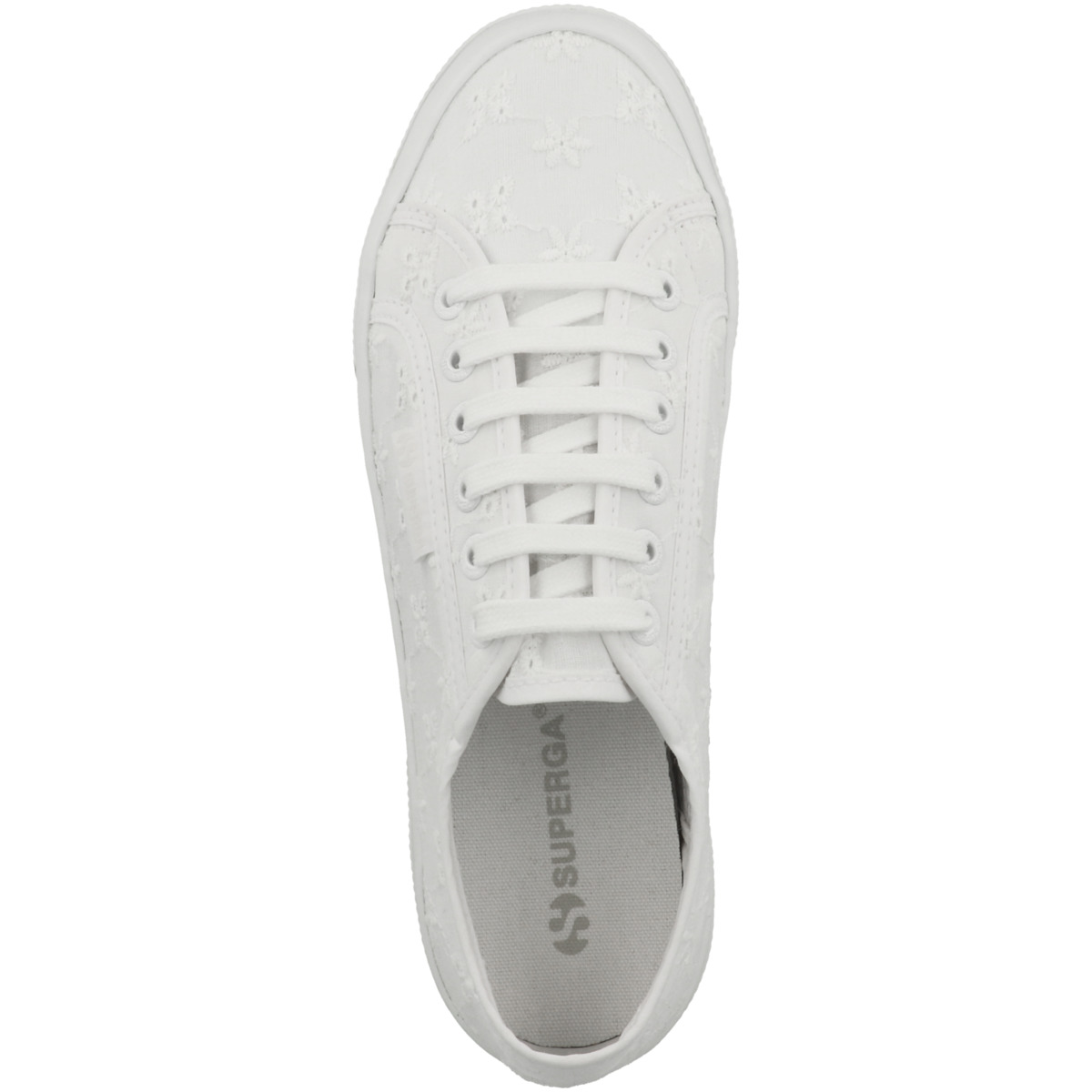 Superga 2740 Flower Sangallo Sneaker weiss Superga 2740 Flower Sangallo Sneaker weiss