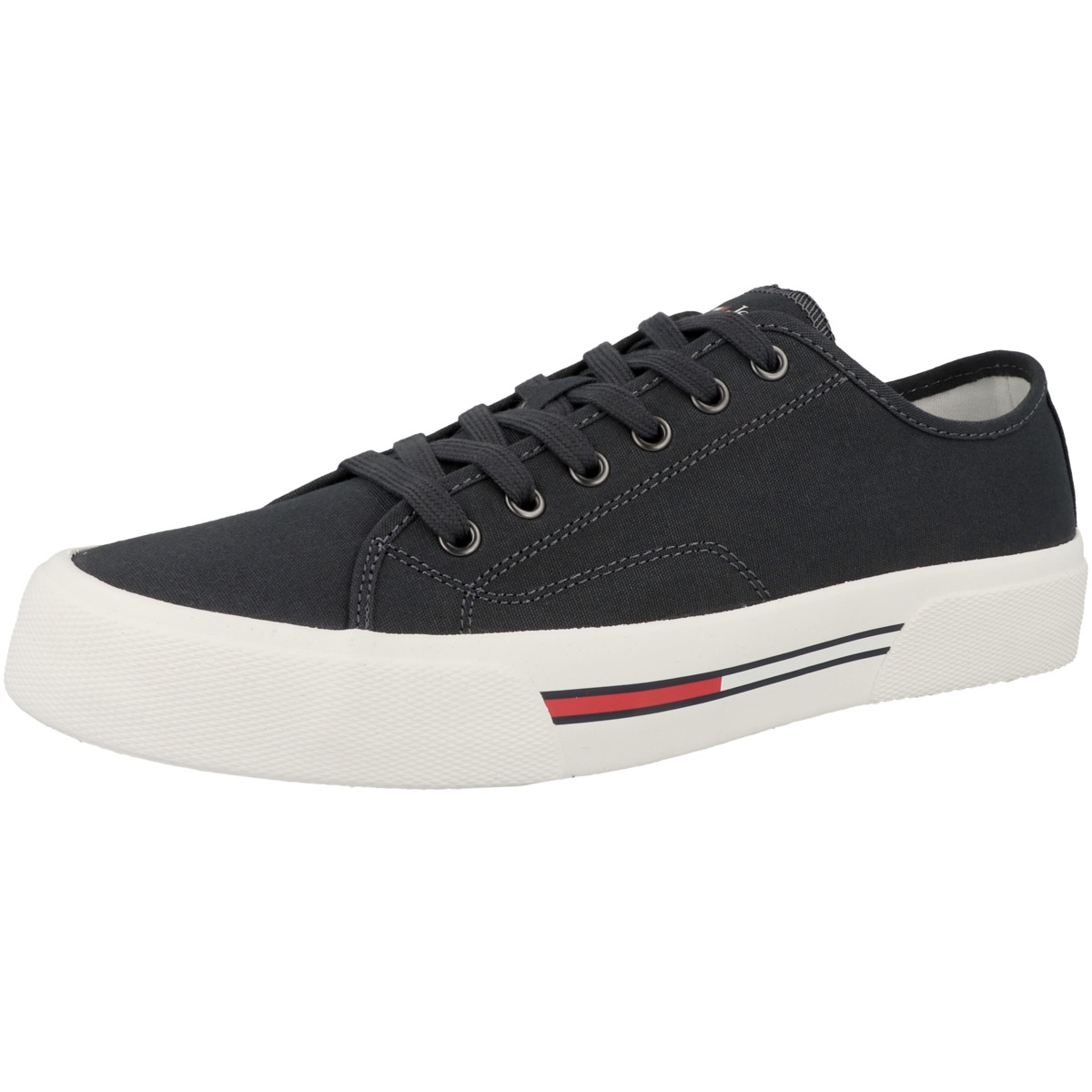 Tommy Hilfiger Tommy Jeans Lace Up Canvas Color Sneaker dunkelblau Tommy Hilfiger Tommy Jeans Lace Up Canvas Color Sneaker dunkelblau
