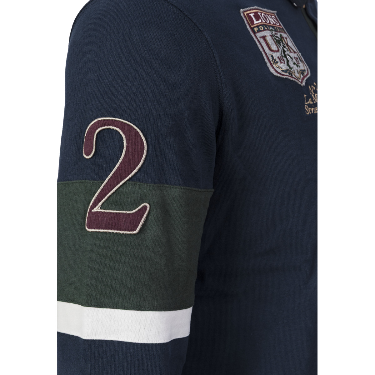 La Martina MBP600 Poloshirt LS dunkelblau