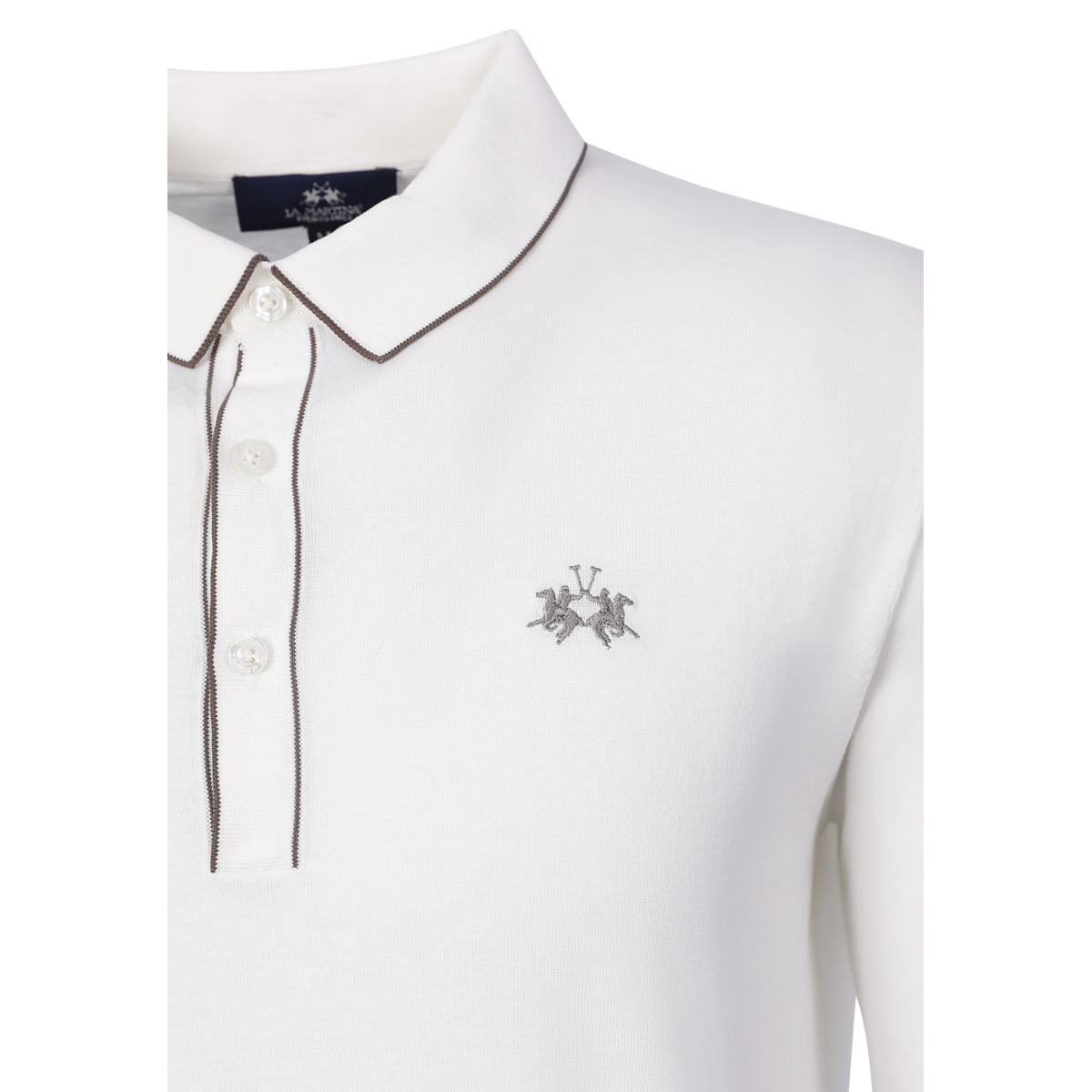 La Martina MCS006 Poloshirt weiss