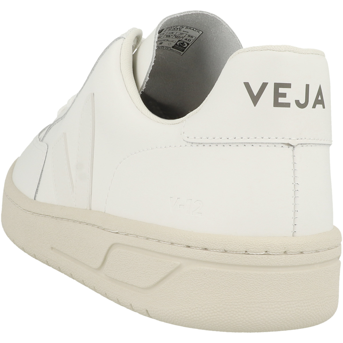 VEJA V-12 Leather Sneaker low weiss
