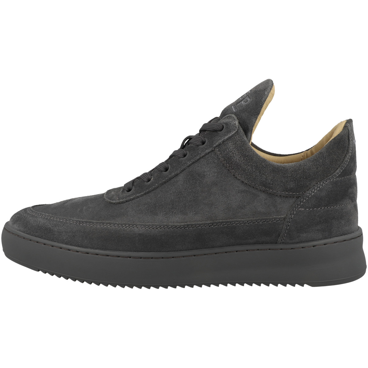 Filling Pieces Low Top Suede Sneaker low dunkelgrau