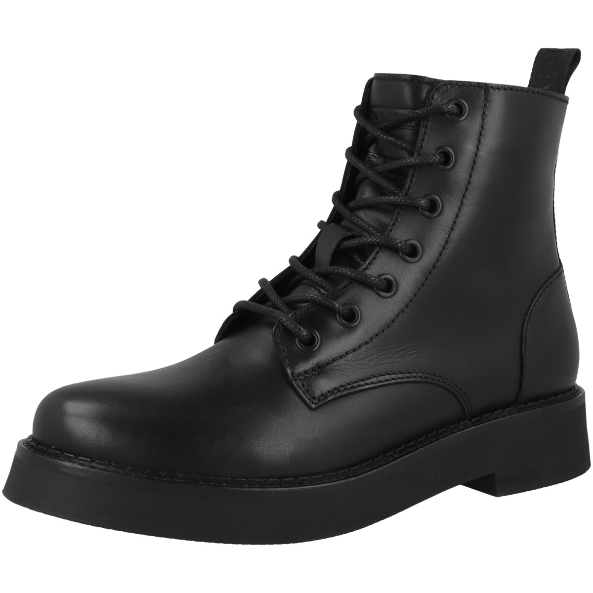 Tommy Hilfiger Tommy Jeans Lace Up Flat Boots schwarz Tommy Hilfiger Tommy Jeans Lace Up Flat Boots schwarz