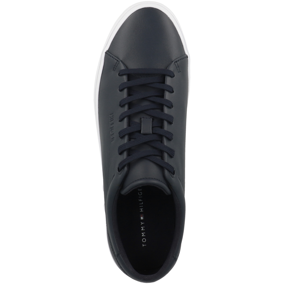 Tommy Hilfiger Modern Vulc Corporate Leather Sneaker dunkelblau Tommy Hilfiger Modern Vulc Corporate Leather Sneaker dunkelblau