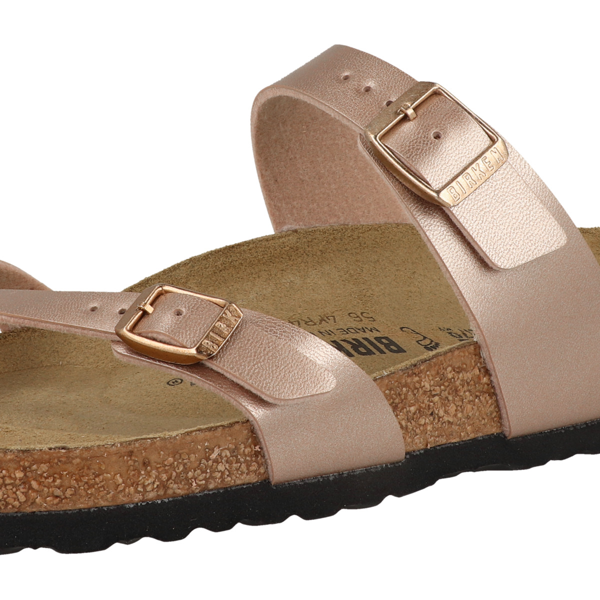 Birkenstock Mayari Birko-Flor Metallic Sandale normal braun